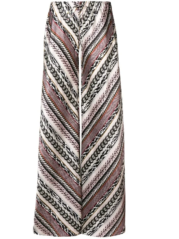 classic wide-leg trousers Trousers cozy soft