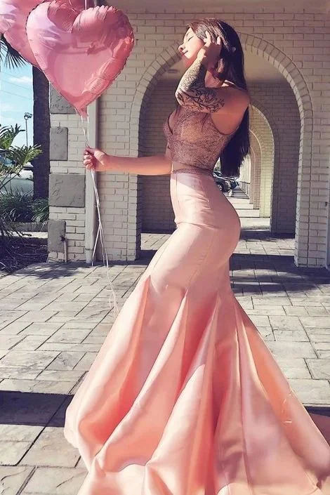 Gorgeous Two Piece Mermaid Pink Formal Dress ,Pink Long Prom Dress Mermaid Prom Dress cg15255 Gorgeous Two Piece Mermaid Pink Formal Dress ,Pink Long Prom Dress Mermaid Prom Dress cg15255
