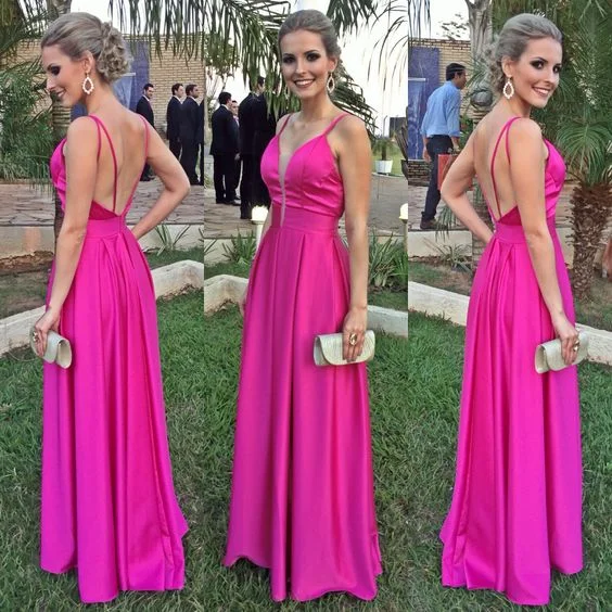 Sexy a line Long Prom Dress    cg15407