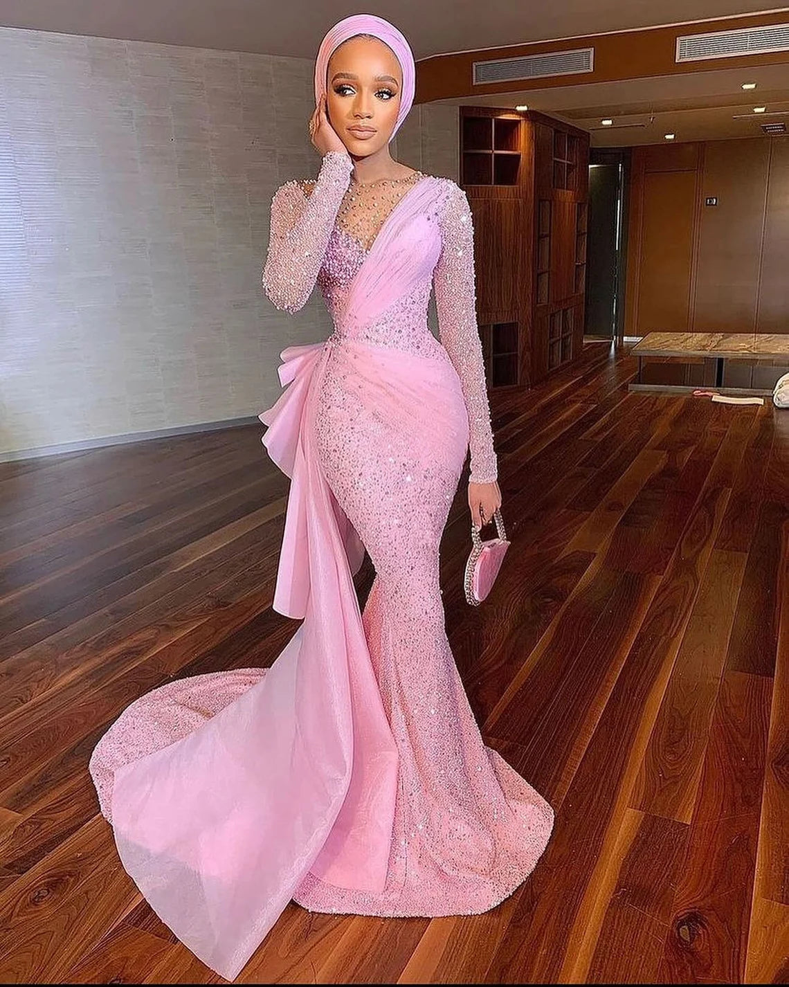 Pink wedding dress,African fully beaded women clothing dress,Prom dress, Birthday,Evening dress,Party ball dress,Wedding guest,Red Carpet dr Pink wedding dress,African fully beaded women clothing dress,Prom dress, Birthday,Evening dress,Party ball dress,Wedding guest,Red Carpet dr