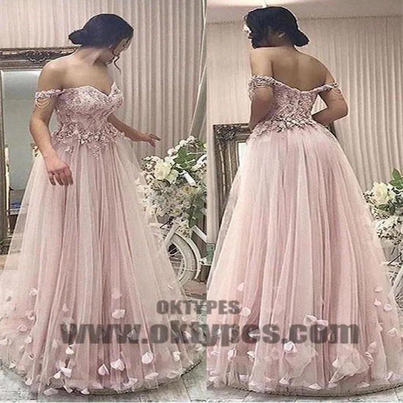 Long Floor Length Prom Dresses, Off-shoulder Prom Dresses, Appliques Prom Dresses, Zipper Prom Dresses, TYP0327 Long Floor Length Prom Dresses, Off-shoulder Prom Dresses, Appliques Prom Dresses, Zipper Prom Dresses, TYP0327