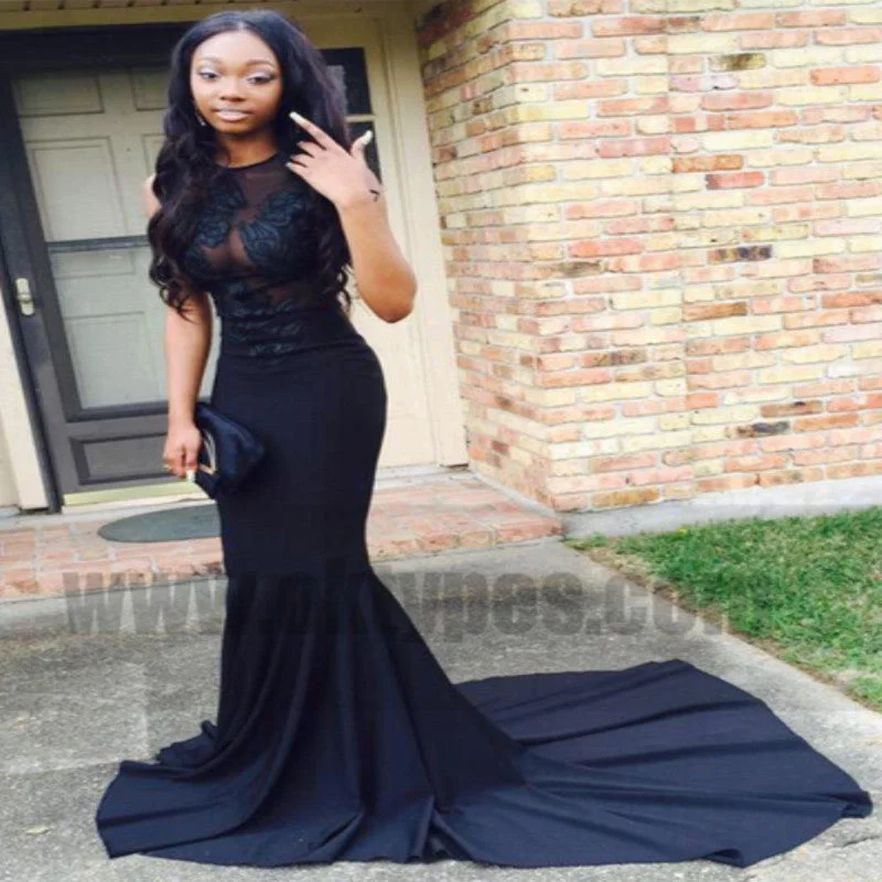 Gorgeous Black Long Tight Mermaid Prom Dresses Evening Dresses Party Dresses, TYP0750 Gorgeous Black Long Tight Mermaid Prom Dresses Evening Dresses Party Dresses, TYP0750
