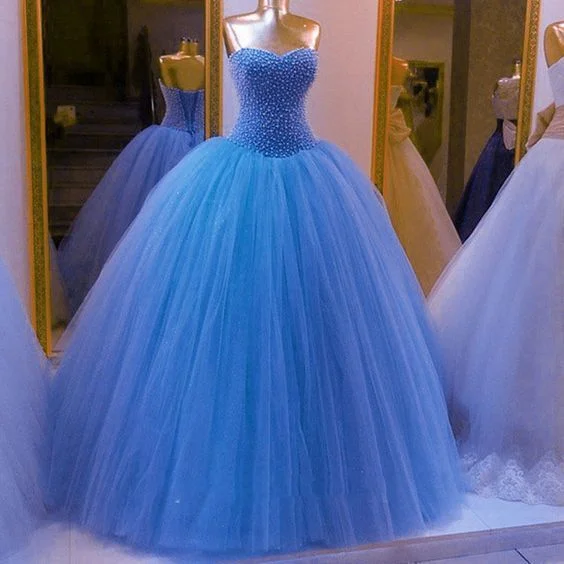 Gorgeous Sequins Beaded Quinceanera Dresses Sweetheart Ball Gowns Long Tulle Prom Dress cg15535 Gorgeous Sequins Beaded Quinceanera Dresses Sweetheart Ball Gowns Long Tulle Prom Dress cg15535
