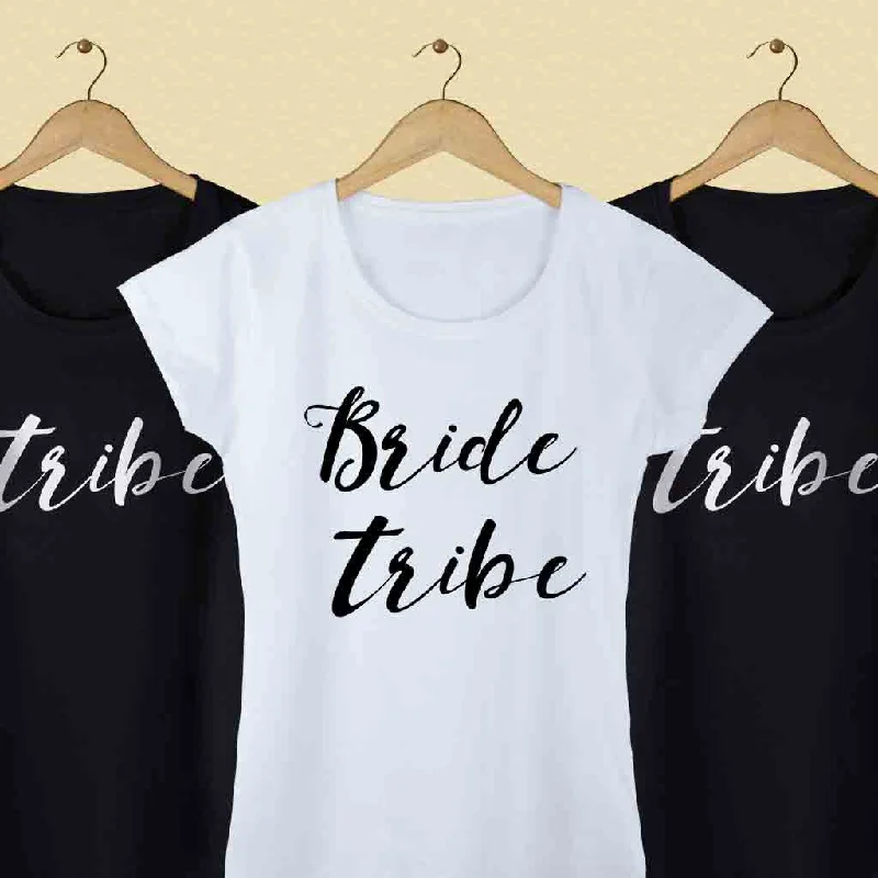 Bride/Tribe Tees Front Pockets Side Pockets Patch Pockets