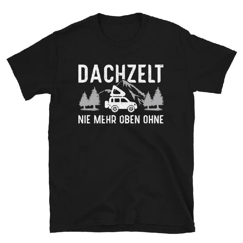 Dachzelt - T-Shirt (Unisex) Collared T-Shirt Boat Neck A-Line