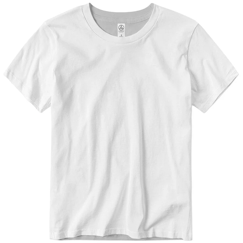 Ladies Cotton Jersey Tee Fitted T-Shirt Seamless Stretchy