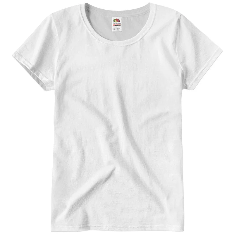 Ladies HD Cotton Tee Welt Pockets Slit Pockets Flap Pockets