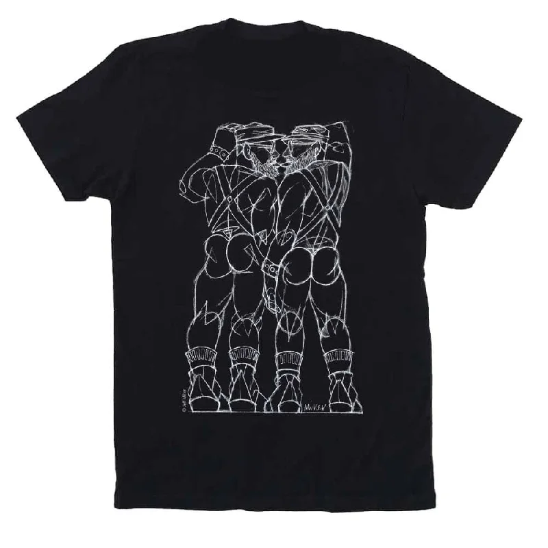 Jeff Miller Original Drawing T-Shirt Hooded Caped Shawl Collar