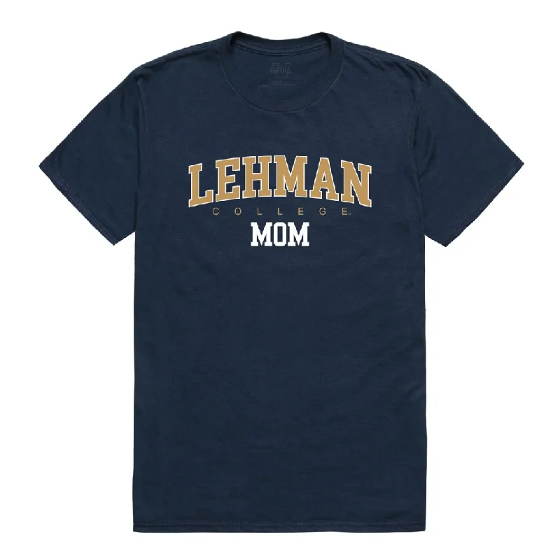 Lehman College Lightning Mom T-Shirts Print Jacquard Patchwork