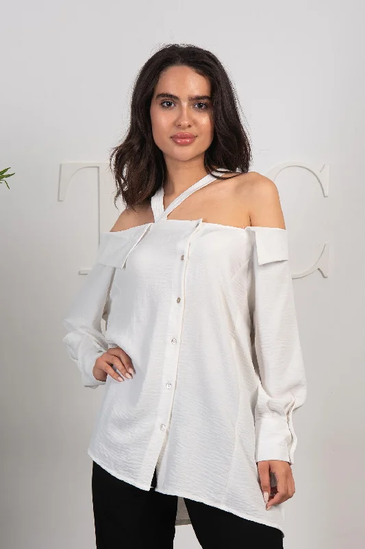 Neck Strap Shirt - Mayalicious Terry Blend Velvet Blend Canvas Blend