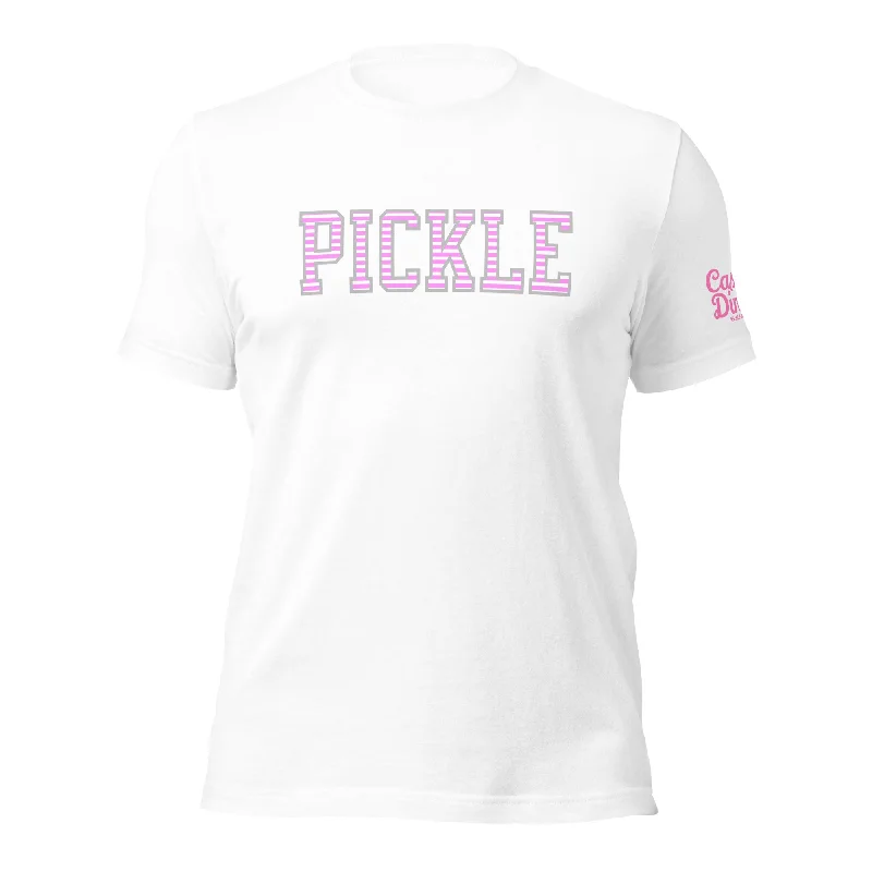 Pickle Pink Unisex t-shirt Houndstooth Herringbone Solid
