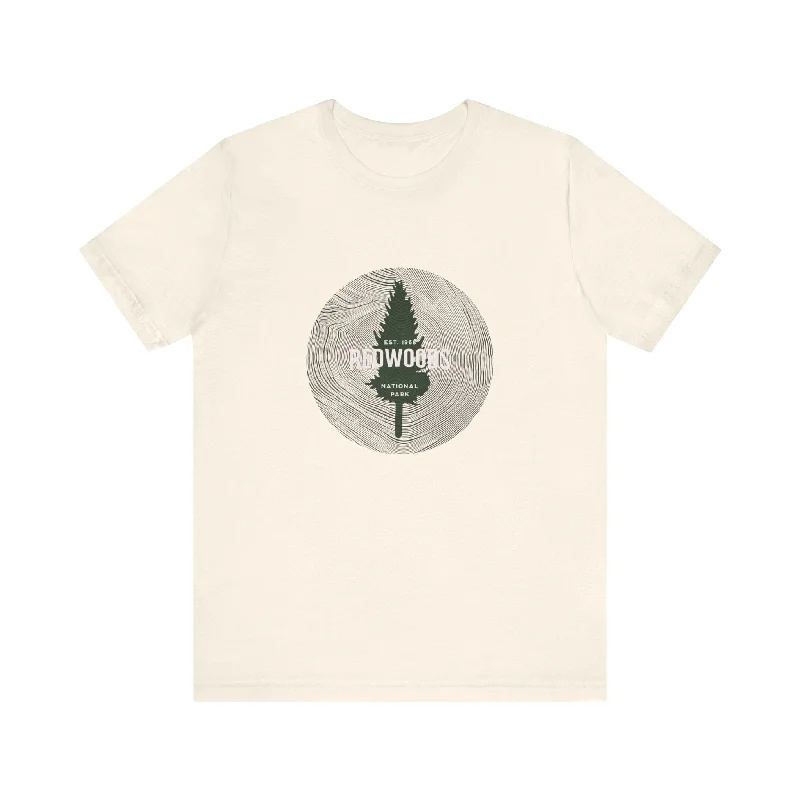 Redwoods National Park Unisex Jersey Short Sleeve Tee Lace Blend Ribbed Blend Corduroy Blend Redwoods National Park Unisex Jersey Short Sleeve Tee Lace Blend Ribbed Blend Corduroy Blend