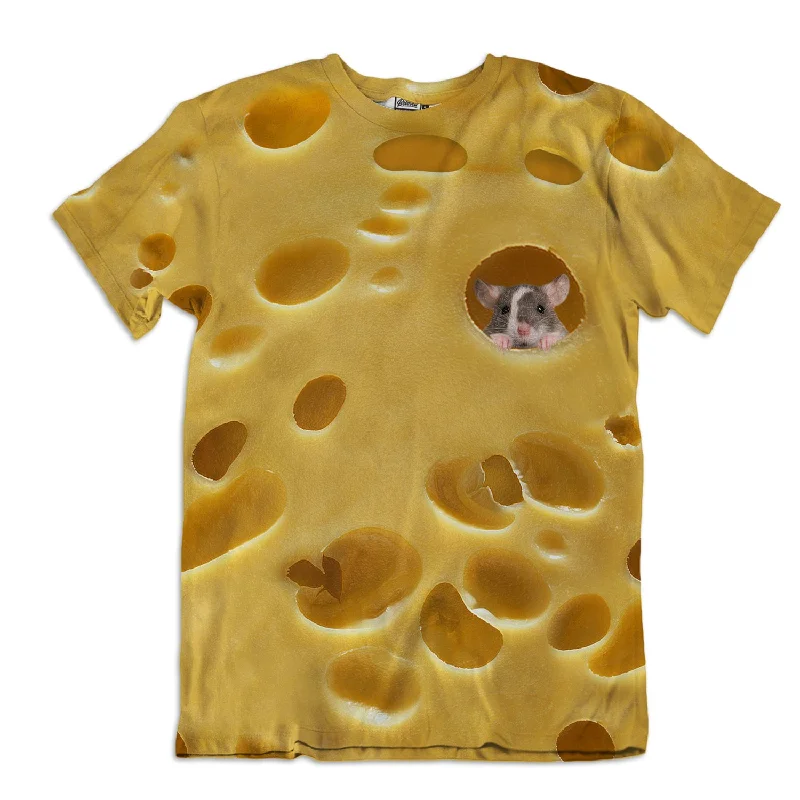 Swiss Mouse Unisex Tee Handmade Hand-knitted Hand-woven
