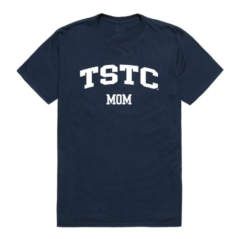 Texas State Technical College Mom T-Shirts Solid Print Embellished