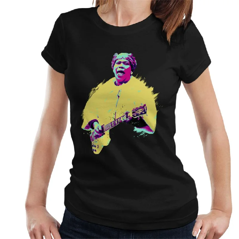 TV Times Sister Rosetta Tharpe Blues Gospel Train Pop Art Stylised Women's T-Shirt Elasticated Padded Insulated