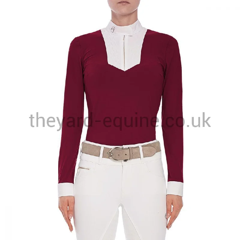 Vestrum Long Sleeve Competition Shirt - Ratisbona Red Knit Fabric Woven Fabric Fleece Fabric Vestrum Long Sleeve Competition Shirt - Ratisbona Red Knit Fabric Woven Fabric Fleece Fabric