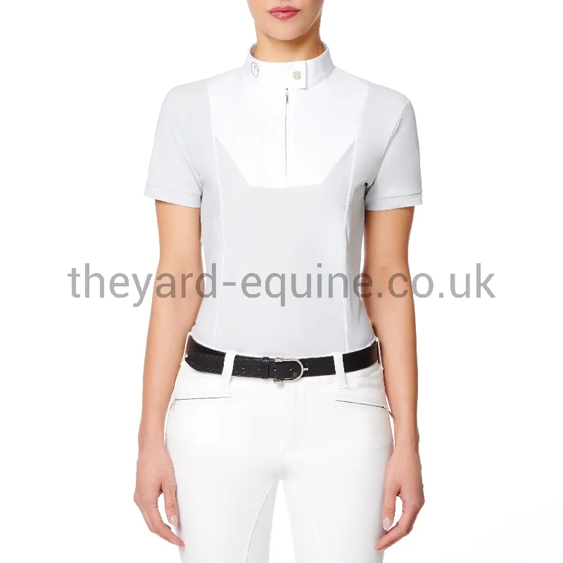 Vestrum Short Sleeve Competition Shirt - Baton Rouge Light Grey Cashmere Blend Cotton Blend Poly Blend Vestrum Short Sleeve Competition Shirt - Baton Rouge Light Grey Cashmere Blend Cotton Blend Poly Blend