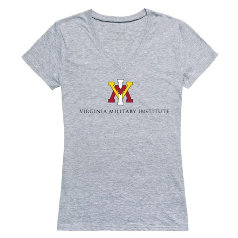 Virginia Mili Ins Keydets Womens Seal T-Shirt Welt Pockets Slit Pockets