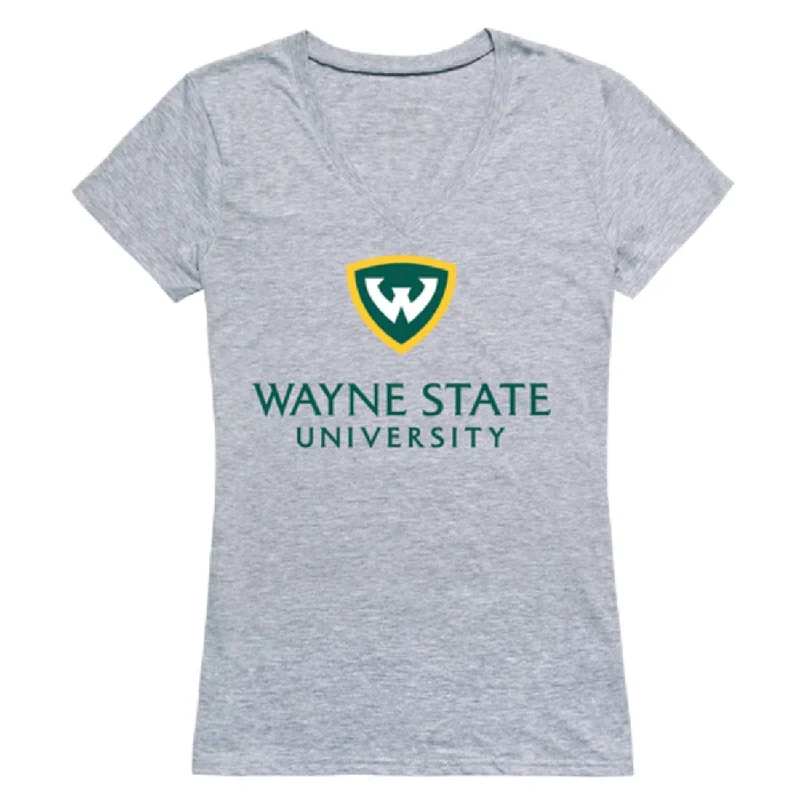 Wayne State University Warriors Womens Seal T-Shirt Chenille Fabric Brocade Fabric Lace Fabric Wayne State University Warriors Womens Seal T-Shirt Chenille Fabric Brocade Fabric Lace Fabric