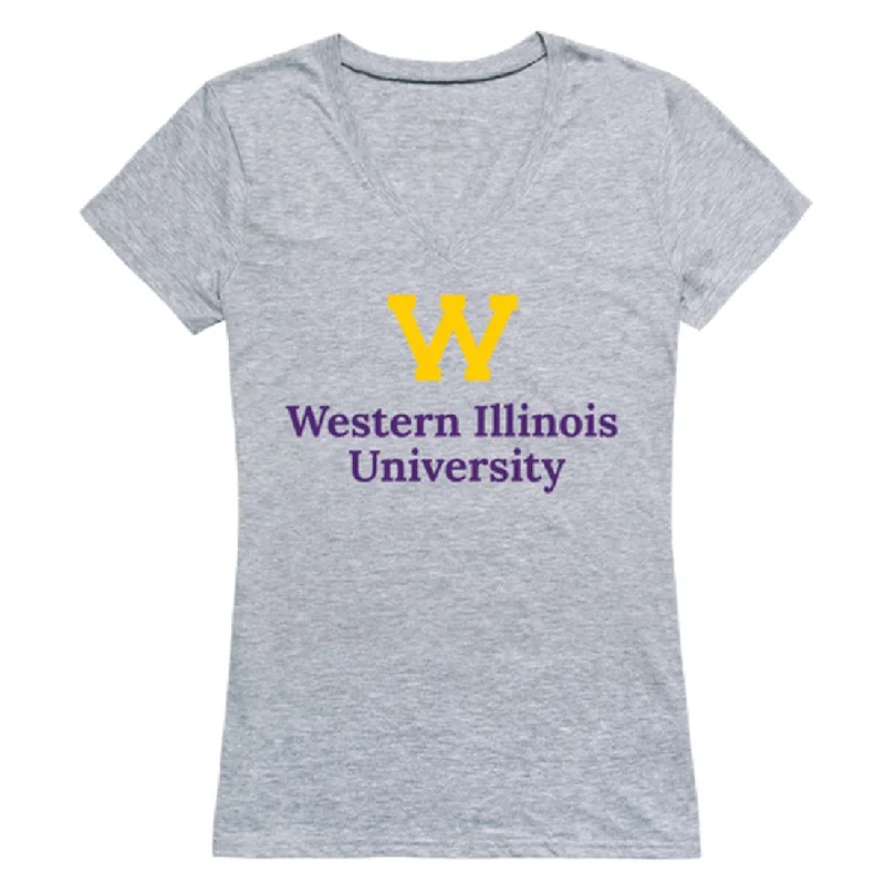 Western Illinois Leathernecks Womens Seal T-Shirt Welt Pockets Slit Pockets Flap Pockets