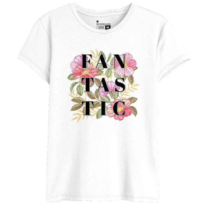 Fantastic Women Graphic Printed Tees Terry Blend Velvet Blend Canvas Blend