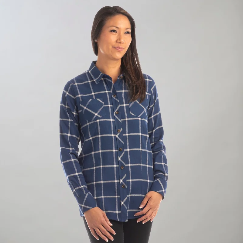 Women's Every Day Flannel Shirt- Billings Blue Lace Blend Ribbed Blend Corduroy Blend Women's Every Day Flannel Shirt- Billings Blue Lace Blend Ribbed Blend Corduroy Blend