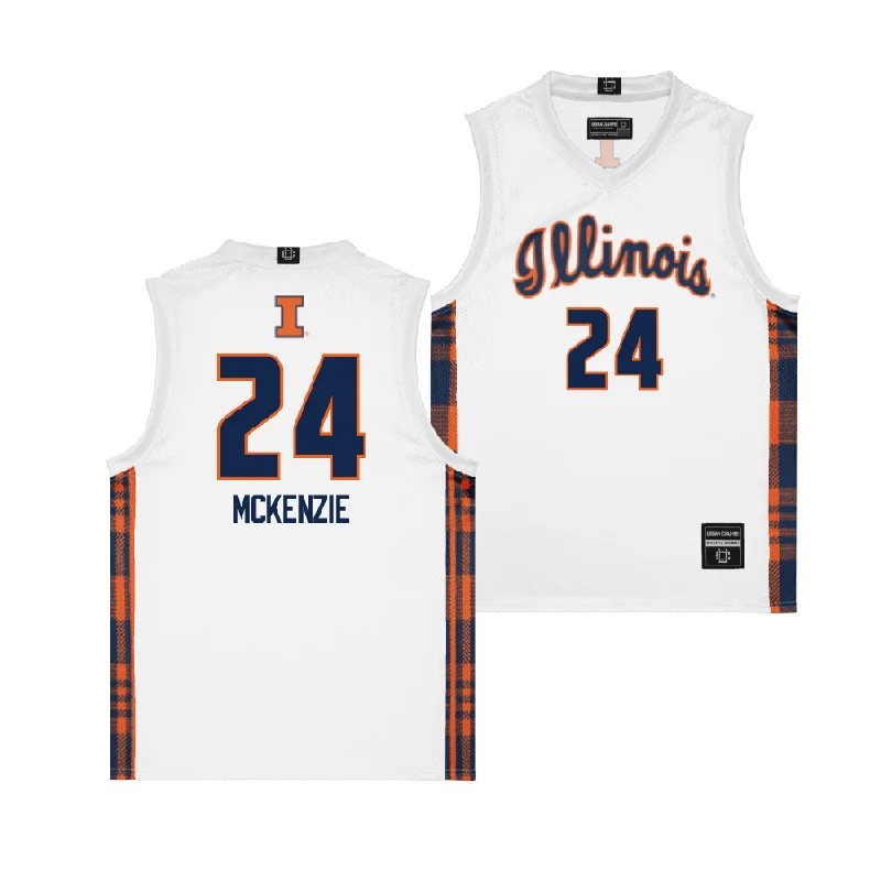 EXCLUSIVE: Illinois Winter Edition Basketball Jersey - Adalia McKenzie | #24 Pink Jersey Tee