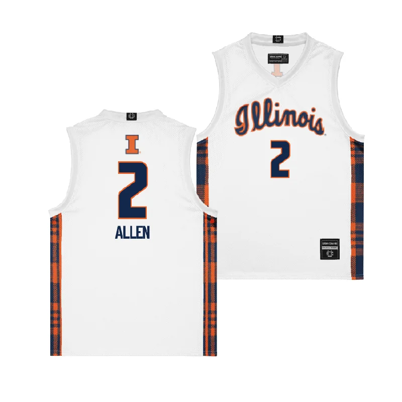 EXCLUSIVE: Illinois Winter Edition Basketball Jersey - Cori Allen | #2 High Neck Jersey Shirt