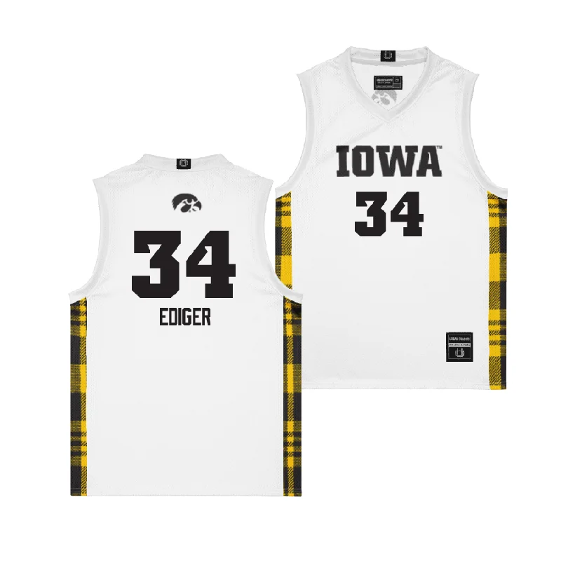 EXCLUSIVE: Iowa Winter Edition Basketball Jersey - AJ Ediger Retro Jersey Tee