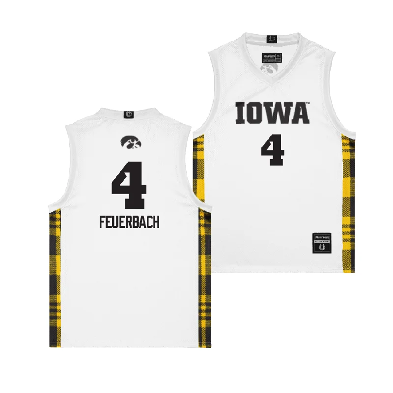 EXCLUSIVE: Iowa Winter Edition Basketball Jersey - Kylie Feuerbach Trendy Jersey Shirt