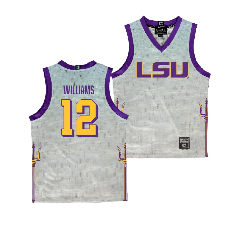 EXCLUSIVE: LSU Bahamas Women's Basketball Jersey - Mikaylah Williams Round Neck Jersey Tee