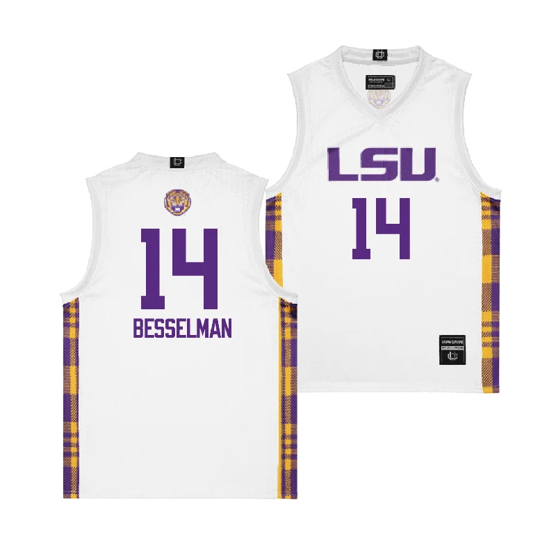 EXCLUSIVE: LSU Winter Edition Basketball Jersey - Izzy Besselman Long Sleeve Jersey Tee