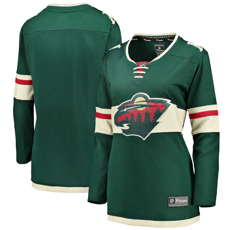 Fanatics Breakaway Womens Home Jersey - Minnesota Wild Casual Weekend Jersey Tee