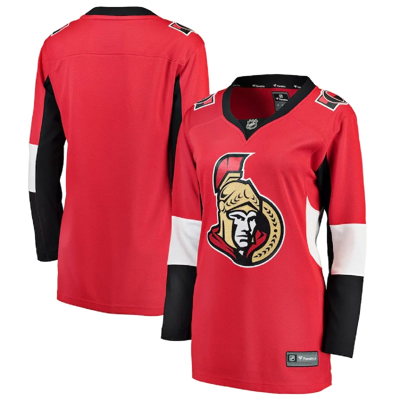 Fanatics Breakaway Womens Home Jersey - Ottawa Senators Round Neck Jersey Tee