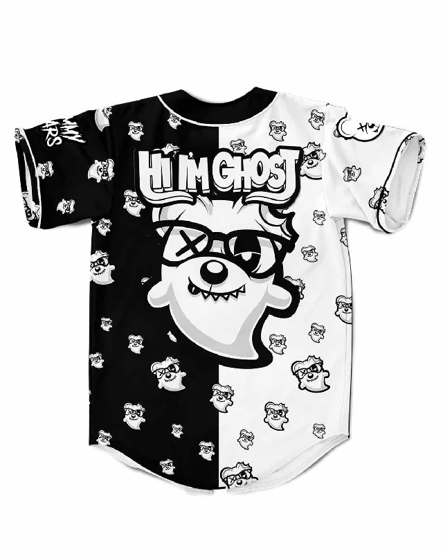 Hi I'm Ghost Baseball Jersey Lightweight Jersey Top