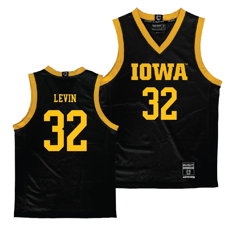 Iowa Women's Black Basketball Jersey  - Callie Levin Luxury Jersey Tee