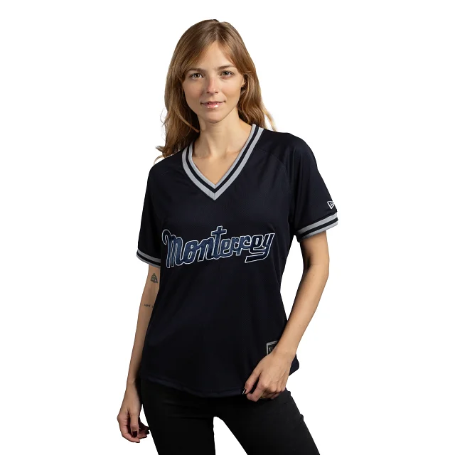 Jersey Alternativo Sultanes de Monterrey LAMP Navy para Mujer Bronze Jersey Tee