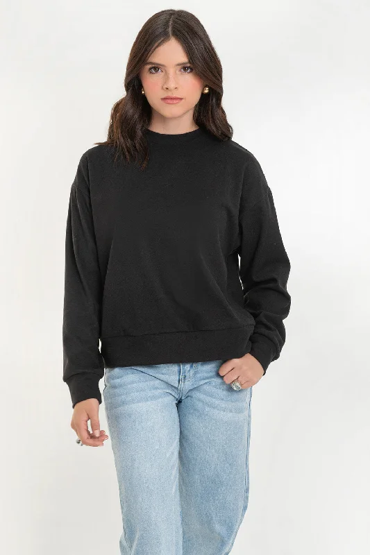 Jersey de punto manga larga cuello redondo Halter Neck Jersey Tee