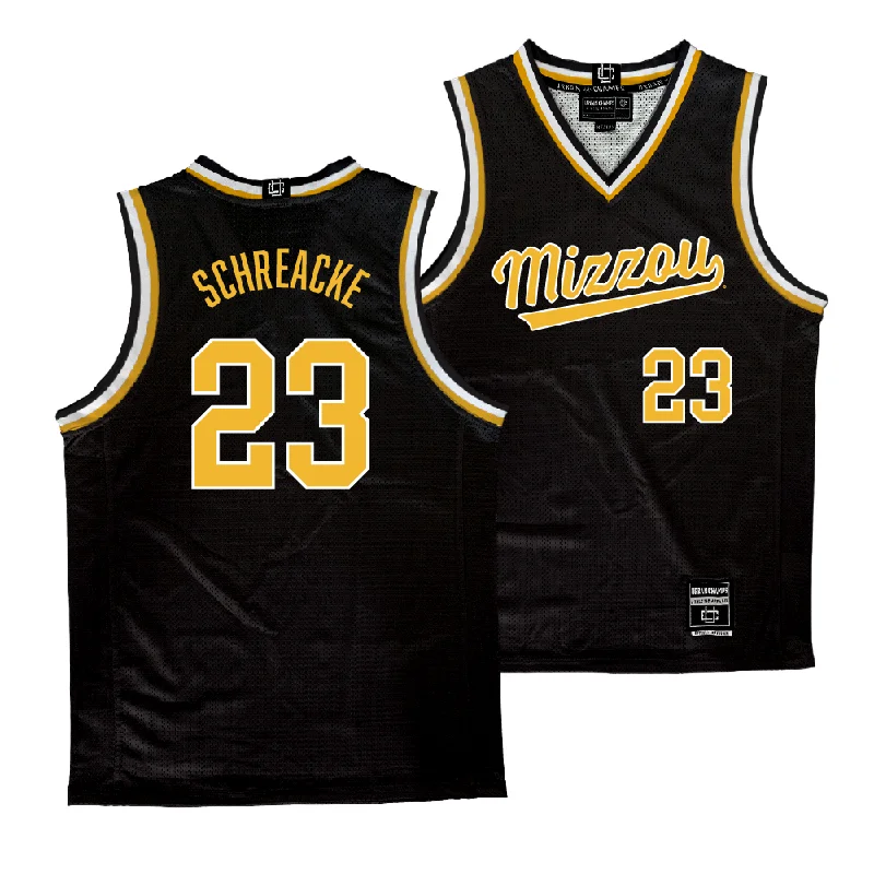 Mizzou Women's Basketball Black Jersey - Abbey Schreacke | #23 Emerald Green Jersey Tee