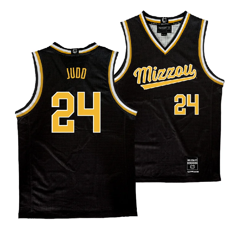 Mizzou Women's Basketball Black Jersey - Ashton Judd | #24 Off Shoulder Jersey Top