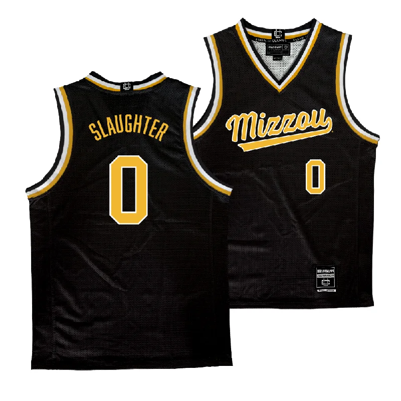 Mizzou Women's Basketball Black Jersey - Grace Slaughter | #0 Pastel Jersey Tee