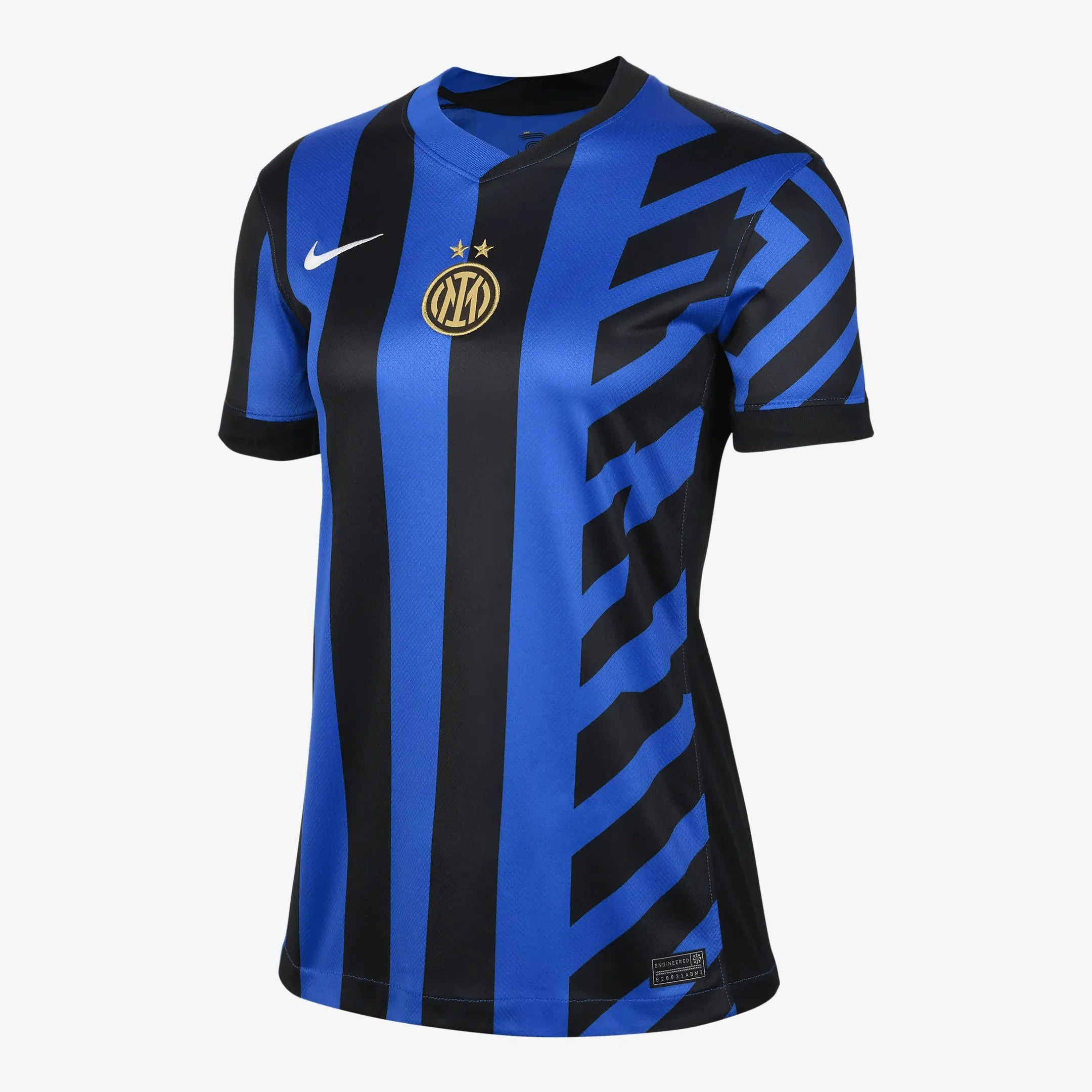 Nike 2024-25 Inter Milan Women's Stadium Home Jersey Chic Jersey Tee