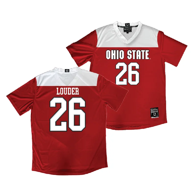 Ohio State Women's Soccer Red Jersey - Sophia Louder | #26 Lavender Jersey Tee