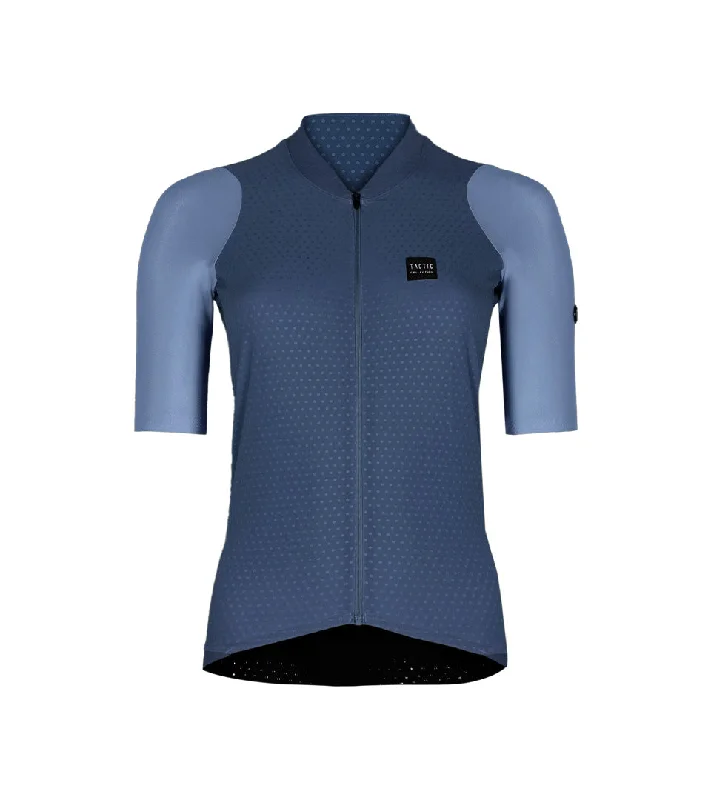 Signature Ultimate Short Sleeve Jersey - Blue Polka Dot Jersey Shirt