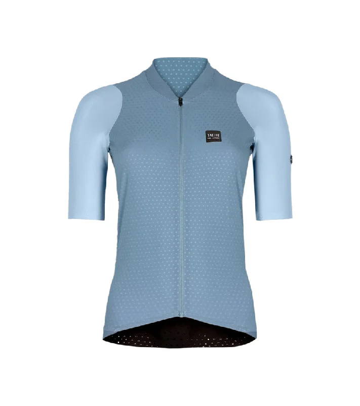 Signature Ultimate Short Sleeve Jersey - Grey Polo Neck Jersey Top