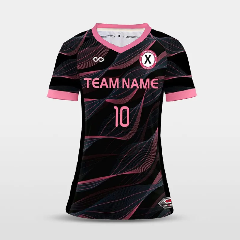 Streamer - Customized Women's Sublimated Soccer Jersey Royal Blue Jersey Shirt