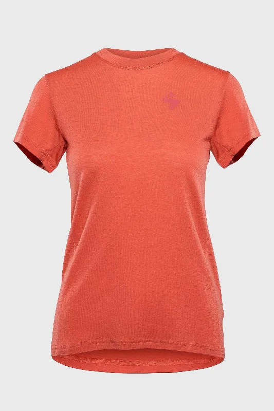 Sweet Protection Womens Hunter Short Sleeve Merino Jersey Coral High-End Jersey Tee