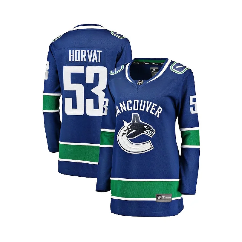 Vancouver Canucks Home Fanatics Breakaway Womens Jersey (2018) - Bo Horvat Pastel Jersey Tee