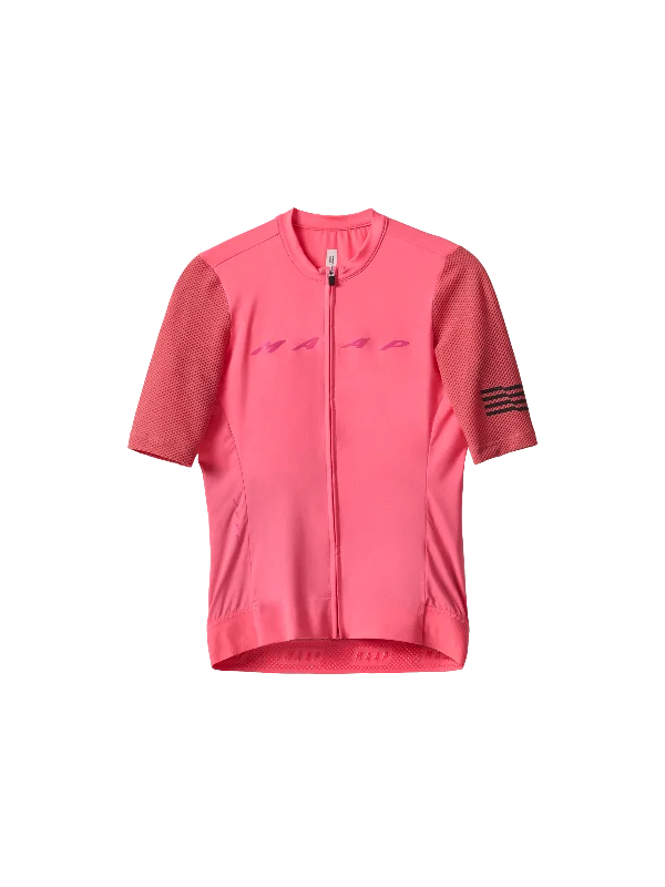 Women's Evade Pro Base Jersey 2.0 - Epic Pink Olive Green Jersey Tee