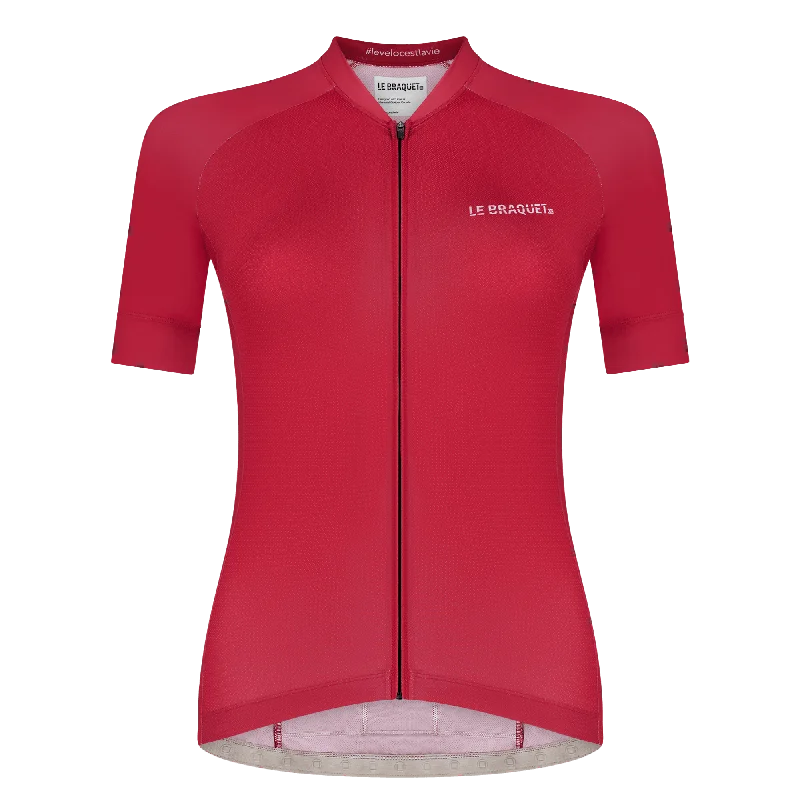 Women's Jersey | TEMPO Cranberry Handmade Jersey Tee